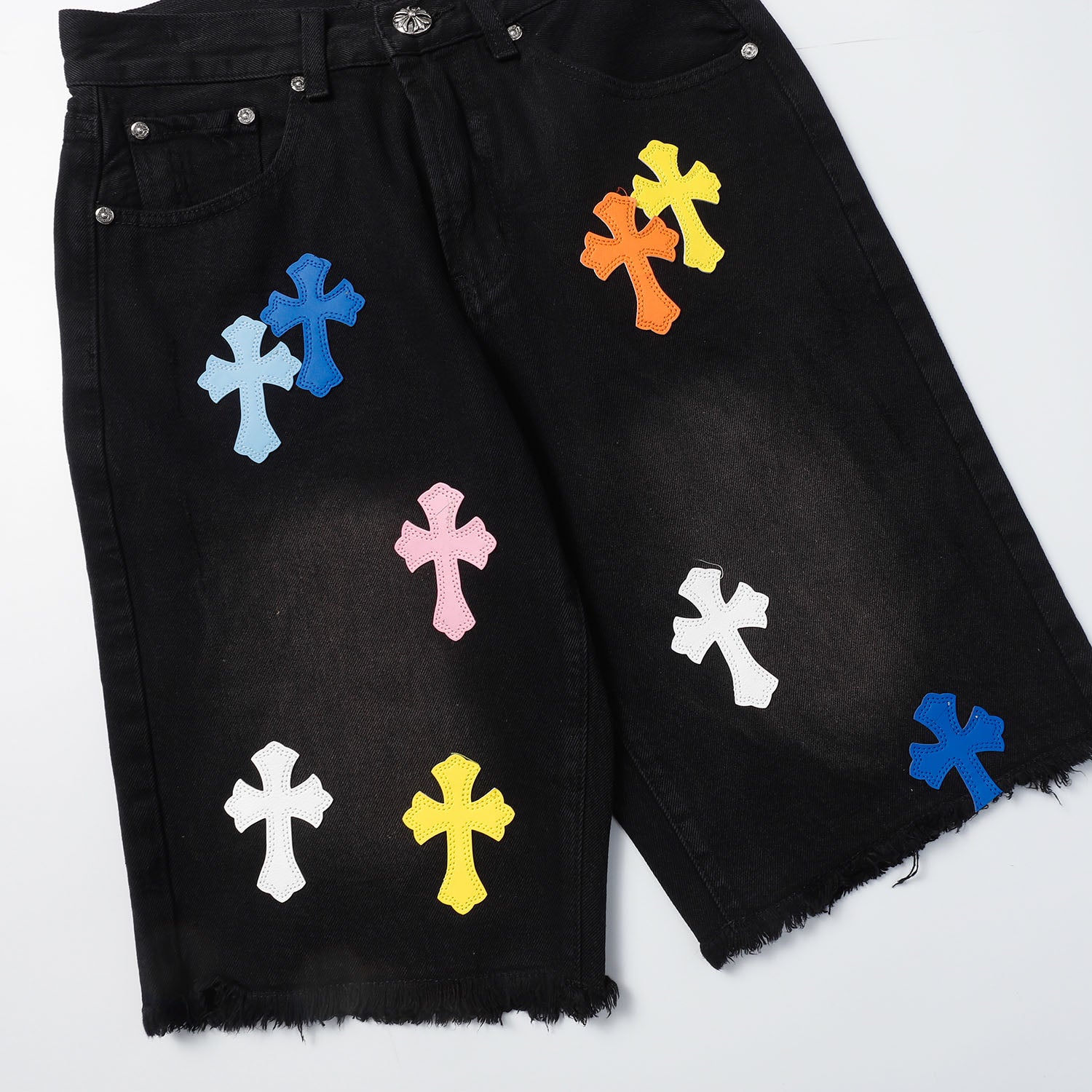 【Chrome Hearts】クロムハーツ 新作デニムショートパンツ 9922