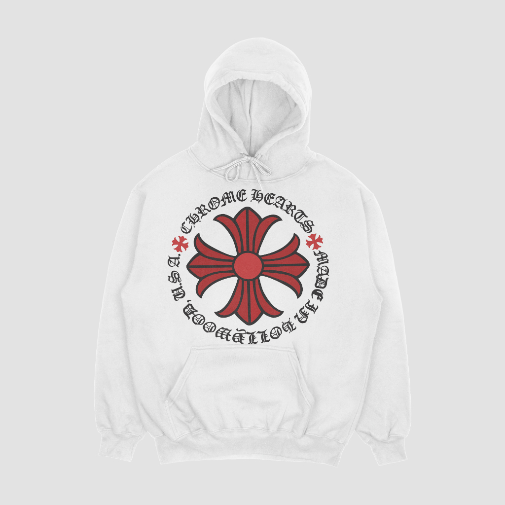 Chrome Hearts クラシックなロゴプリントパーカー