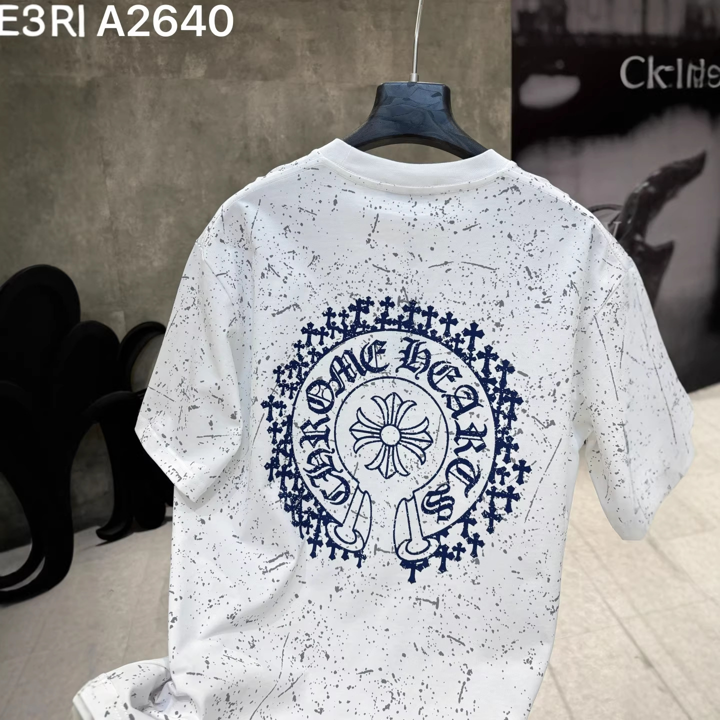 Chrome Hearts/クロムハーツ 2026SS夏新作 半袖Tシャツ 男女兼用 黑/白 CHT-26S37 サイズ S~2XL