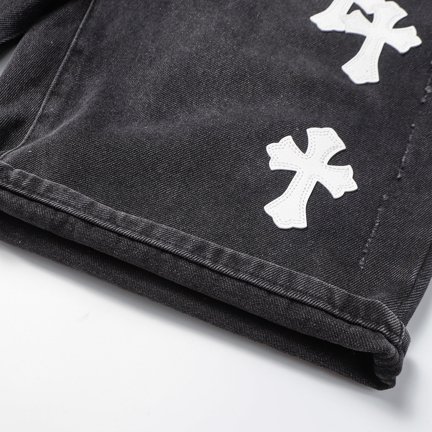 【Chrome Hearts】クロムハーツ 新作デニムショートパンツ 9925