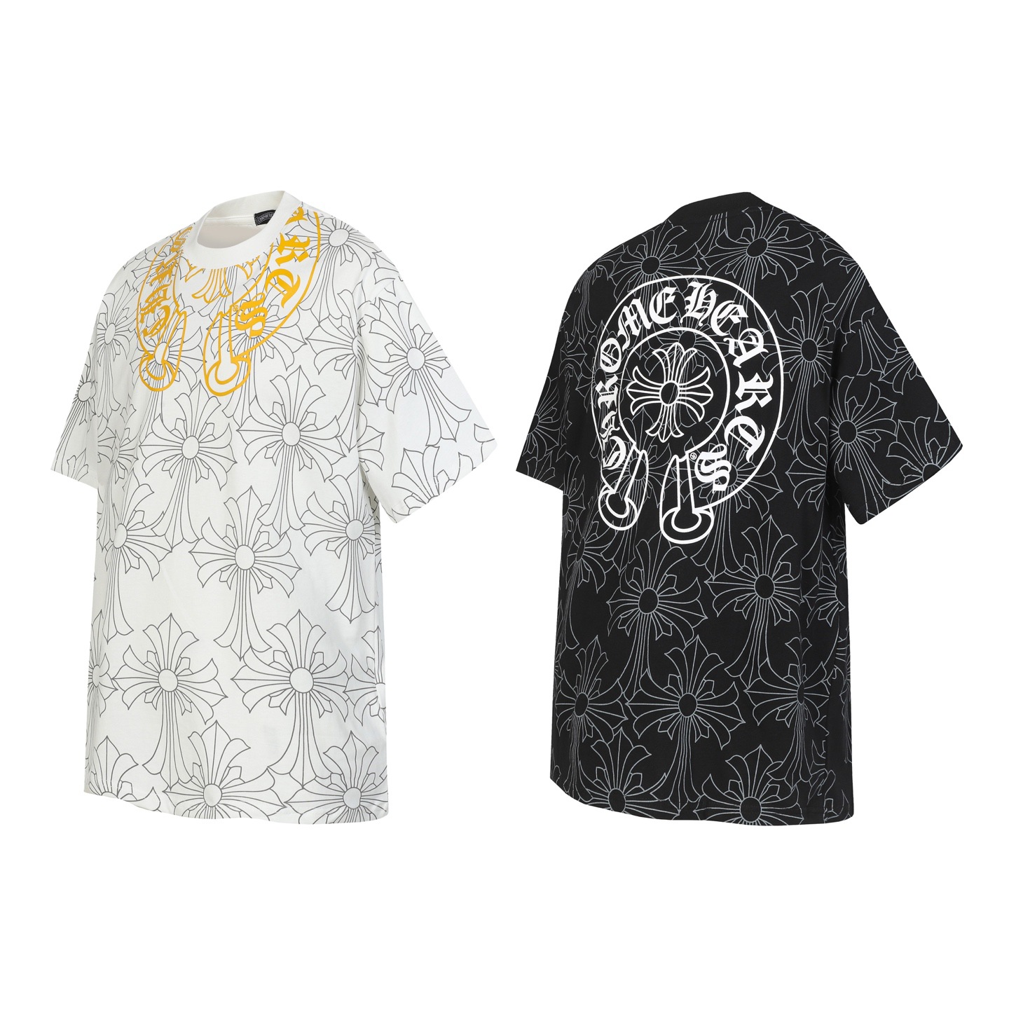 Chrome Hearts/クロムハーツ 2026SS夏新作 半袖Tシャツ 男女兼用 黑/白 CHT-26S32 サイズ S~XL