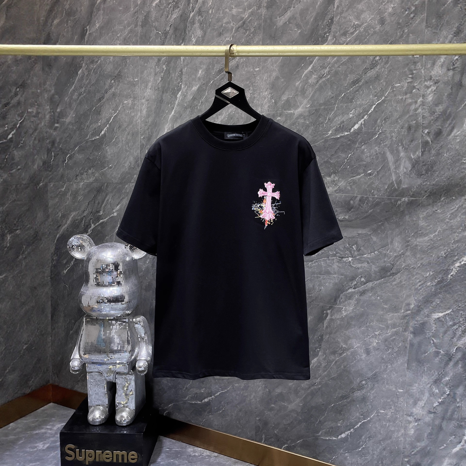 【今季注目】Chrome Hearts/クロムハーツ 2026SS夏新作 半袖Tシャツ 男女兼用 黑/白 CHT-26S17