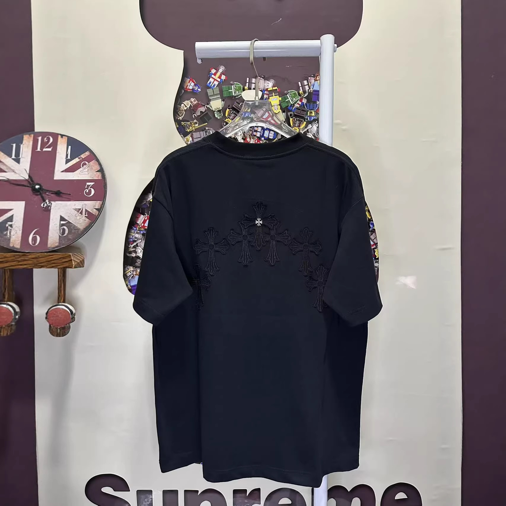 Chrome Hearts/クロムハーツ 2026SS夏新作 半袖Tシャツ 男女兼用 黑/白 CHT-26S38 サイズ S~2XL