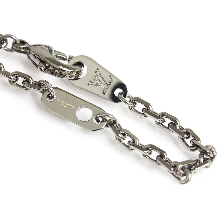 【国内発送/直営店】ネックレス ペンダント LVイニシャル クリスタル フラワー ターコイズ M80208 箱付