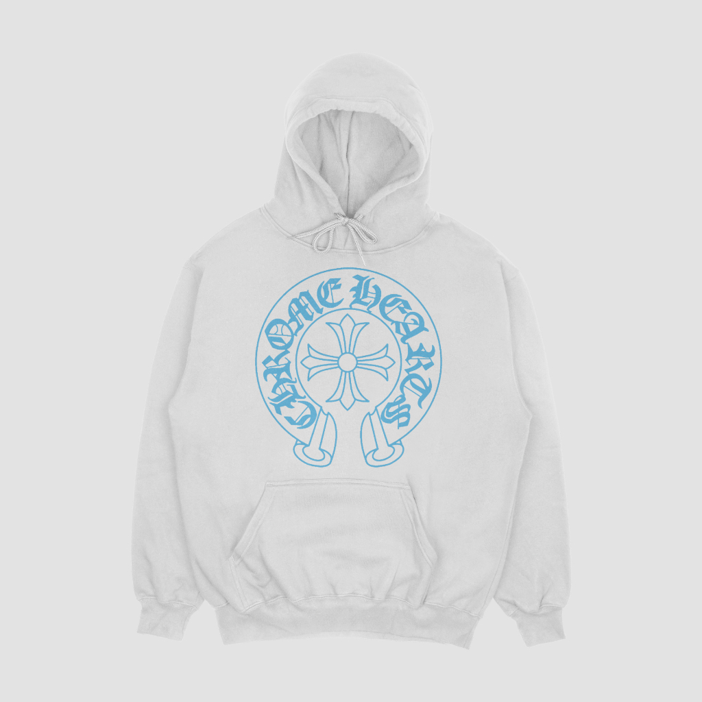 Chrome Hearts クラシックなロゴプリントパーカー