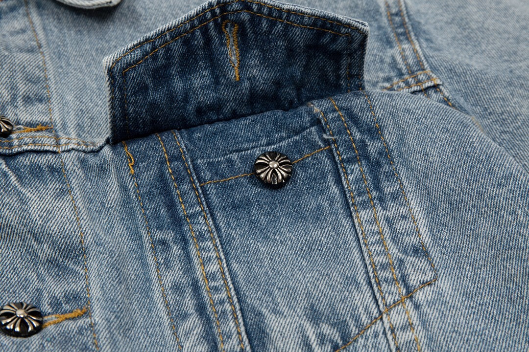 【Chrome Hearts】クロムハーツ 新作デニムジャケット Tシャツ