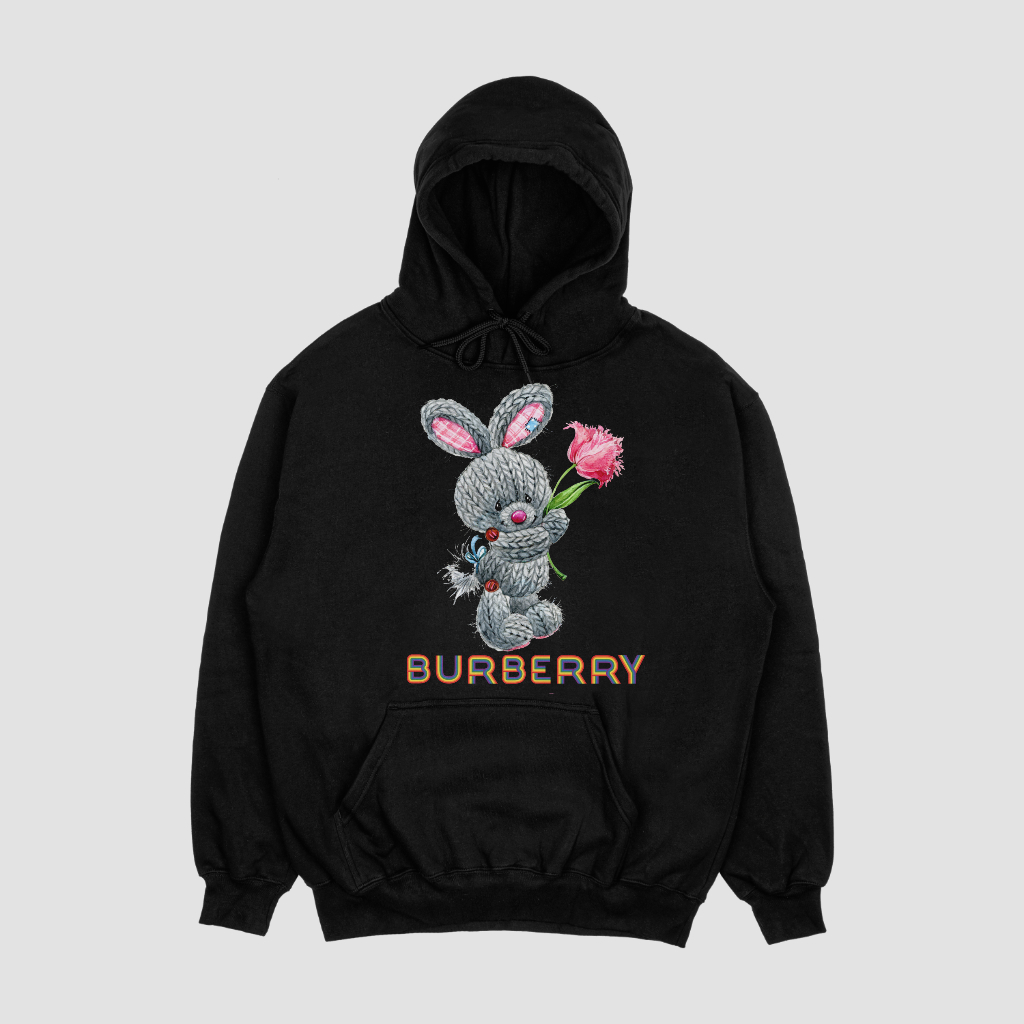 Burberryスウェット クル パーカー プリント  綿　男女兼用