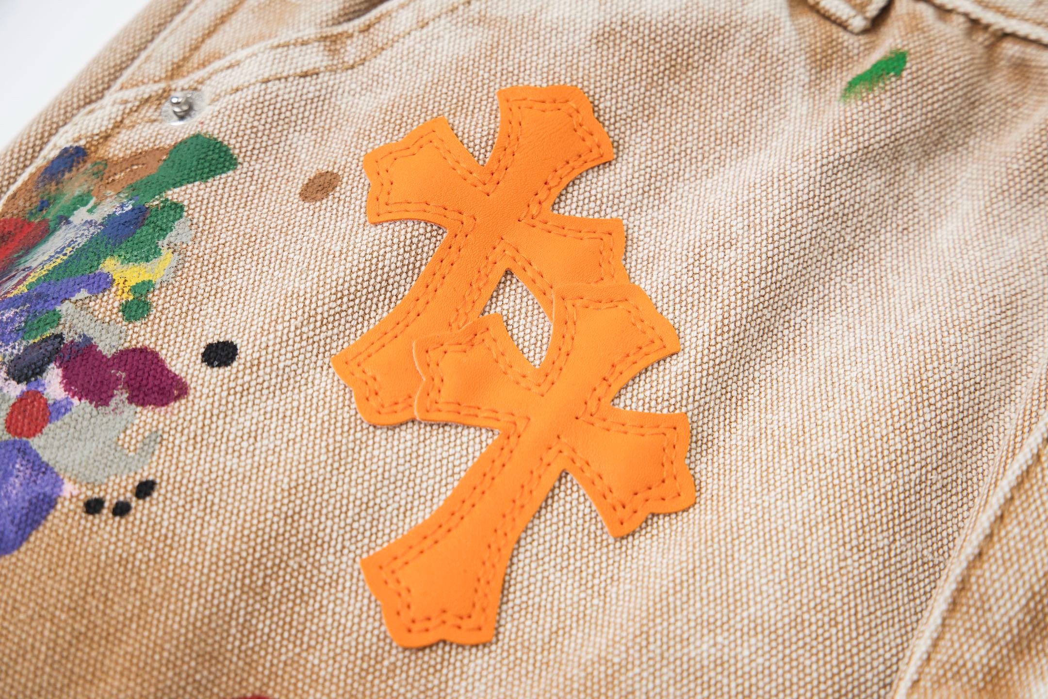 【Chrome Hearts】クロムハーツ ギャラリー部門 クロスパッチフレアデニムジーンズ8200