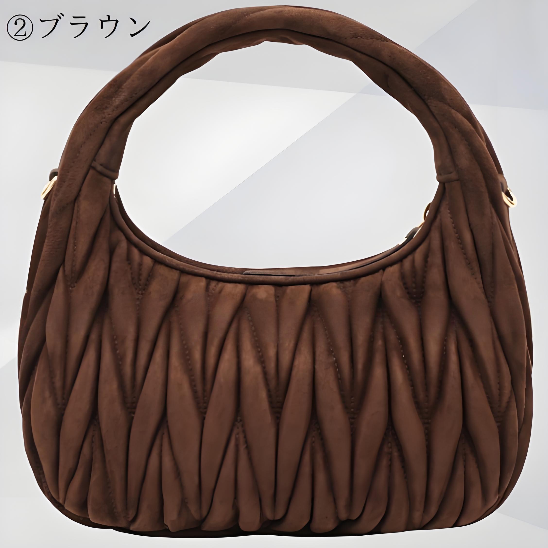 《比類なき逸品》MIU MIU/ミュウミュウ ★マトラッセ スエード レザー バッグ