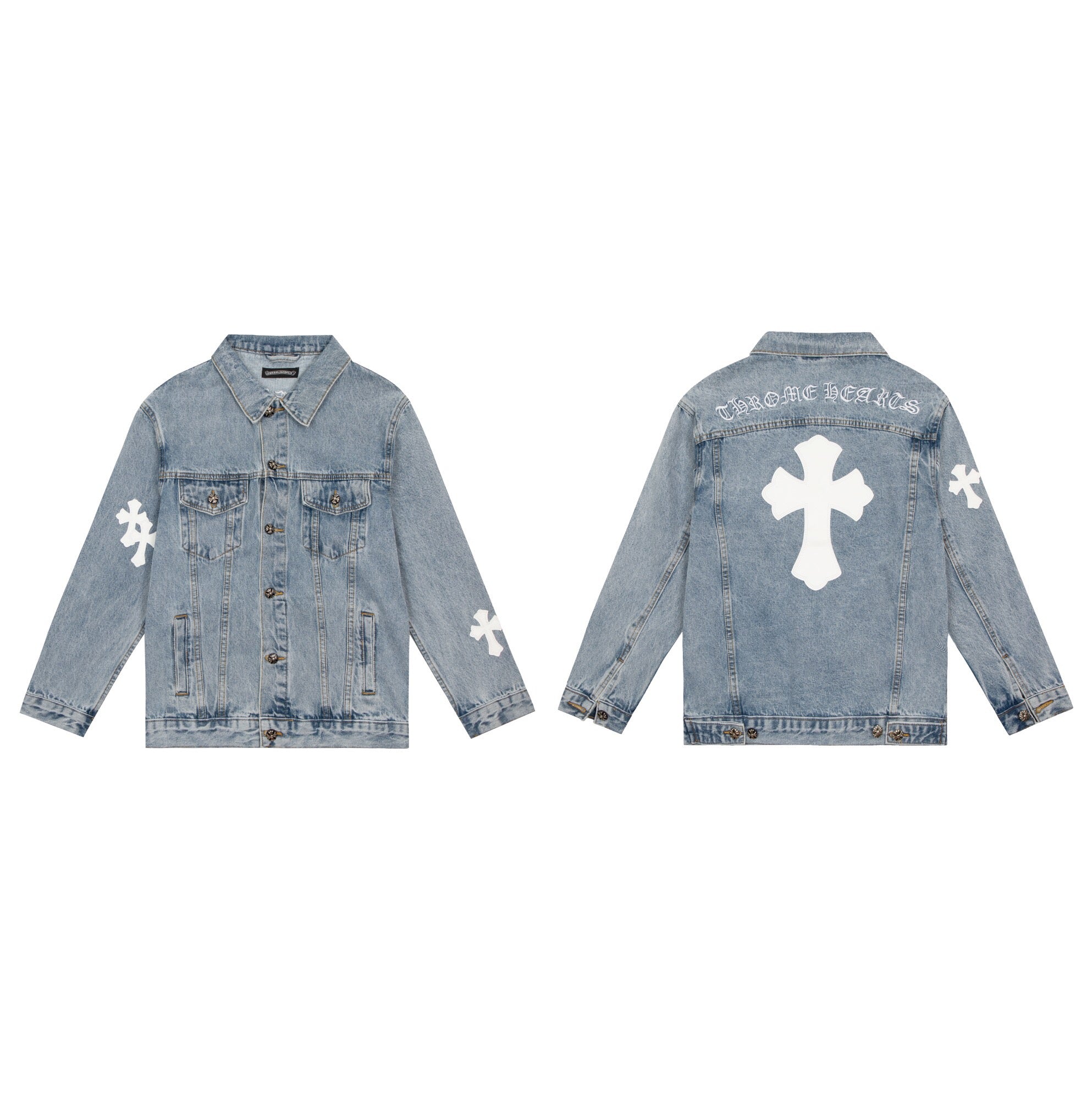 【Chrome Hearts】クロムハーツ 新作デニムジャケット Tシャツ