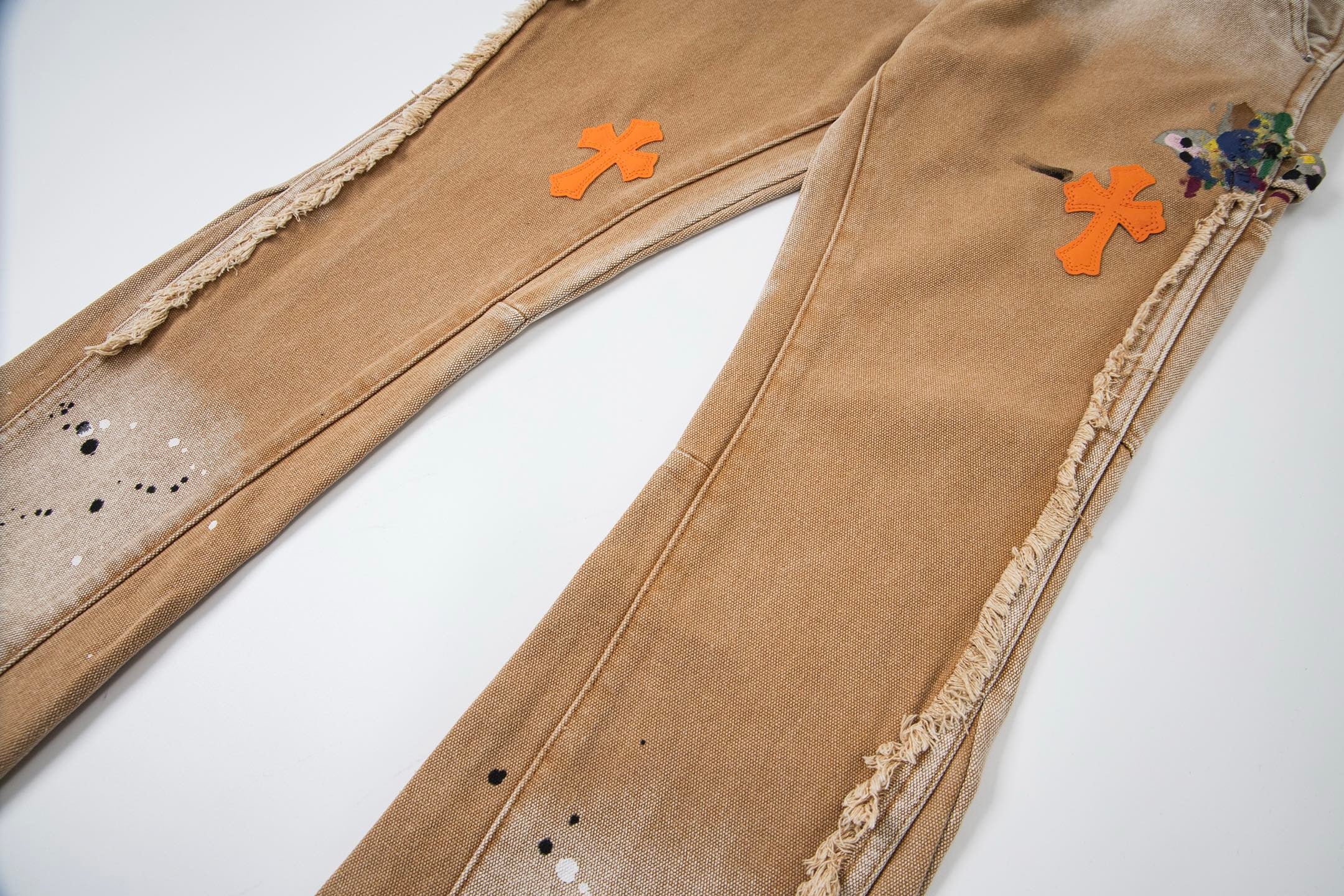 【Chrome Hearts】クロムハーツ ギャラリー部門 クロスパッチフレアデニムジーンズ8200