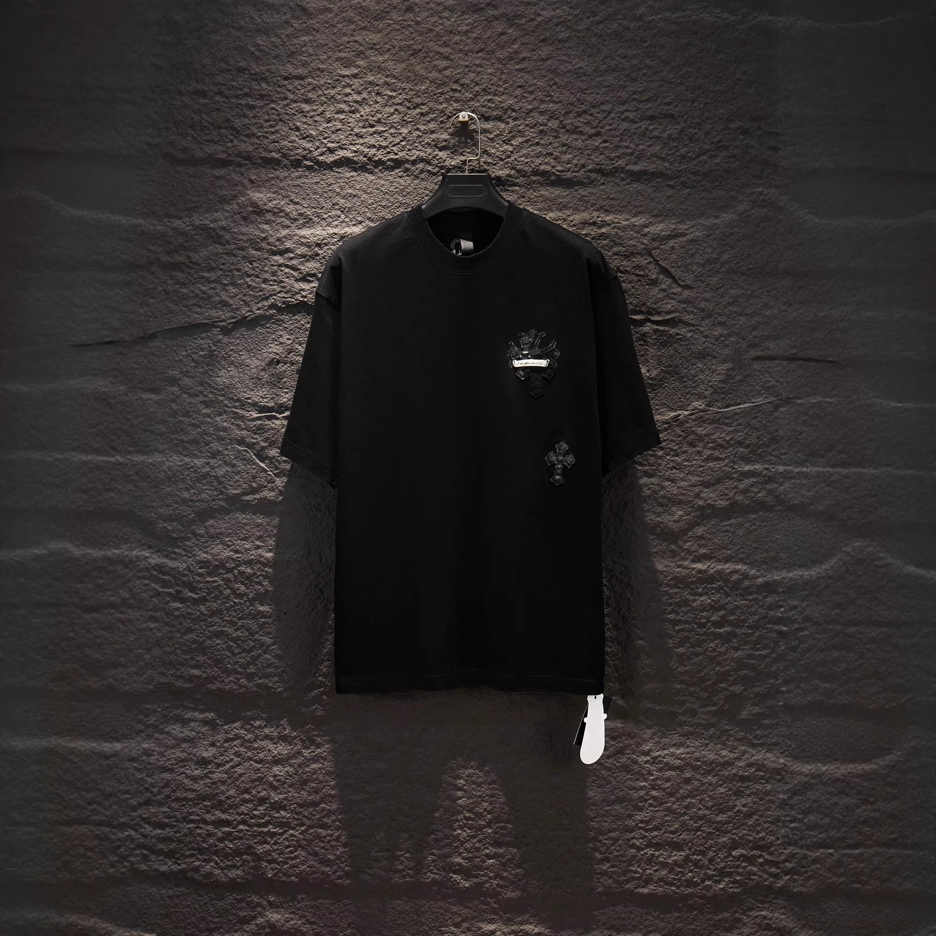 【今季注目】Chrome Hearts/クロムハーツ 2026SS夏新作 半袖Tシャツ 男女兼用 黑/白 CHT-26S16