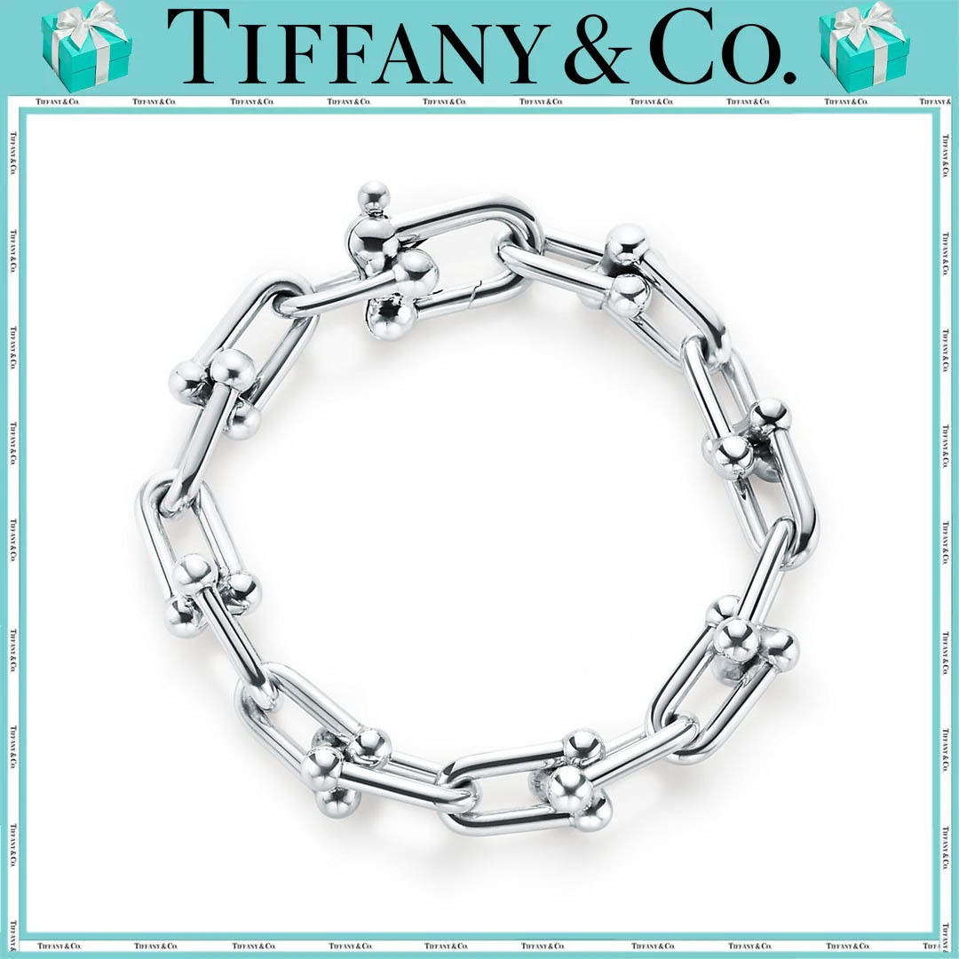 ティファニー/Tiffany ハードウェア リンク ブレスレット スターリングシルバー(ラージ)
