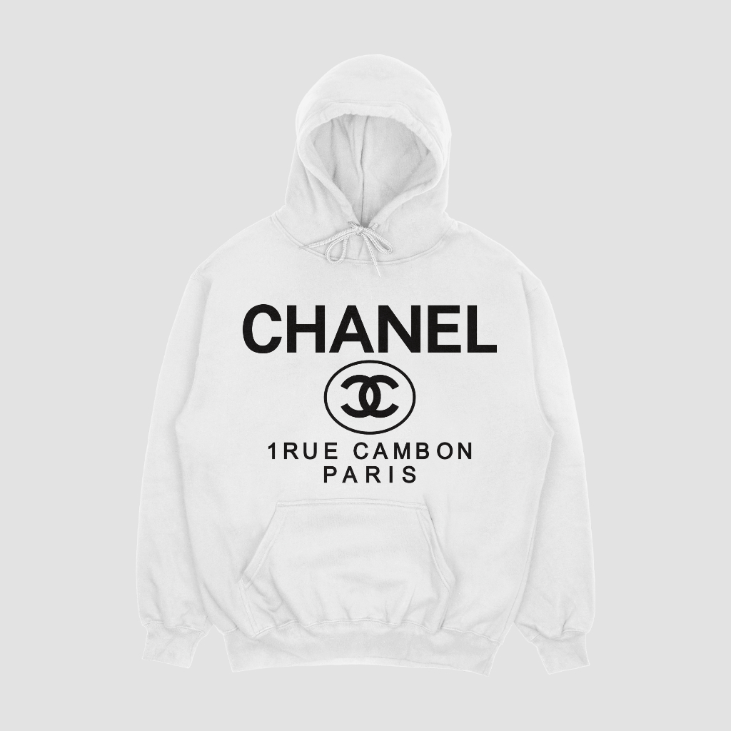 CHANEL アルファベットプリントのパーカー