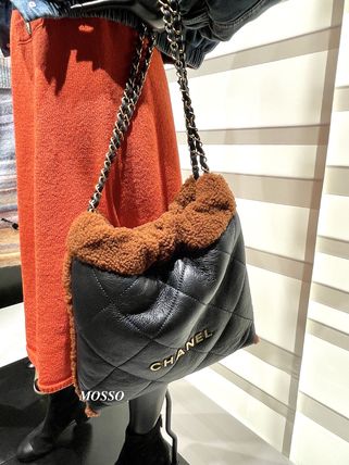 【CHANEL】希少22スモール もこもこ可愛 カジュアル＆エレガント