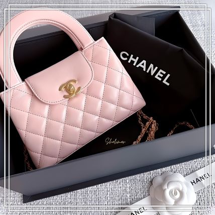 【CHANEL】 トップ ハンドル チェーン バッグ