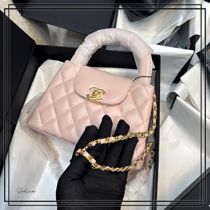 【CHANEL】 トップ ハンドル チェーン バッグ