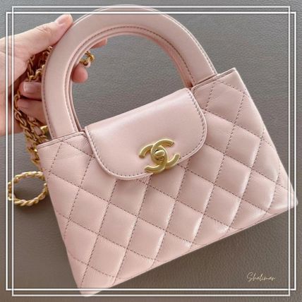 【CHANEL】 トップ ハンドル チェーン バッグ