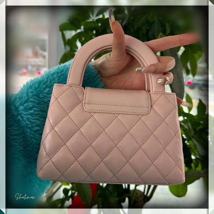【CHANEL】 トップ ハンドル チェーン バッグ