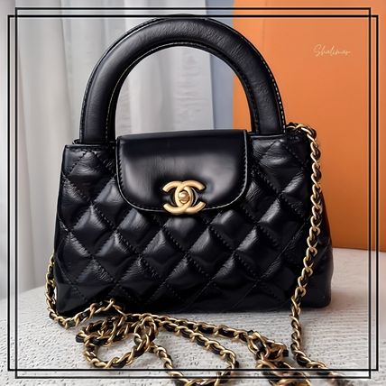【CHANEL】 トップ ハンドル チェーン バッグ
