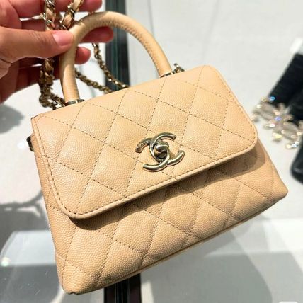【超希少◆SNSで話題のNEWサイズ♪】CHANEL ココハンドル