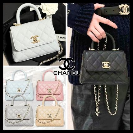 【超希少◆SNSで話題のNEWサイズ♪】CHANEL ココハンドル