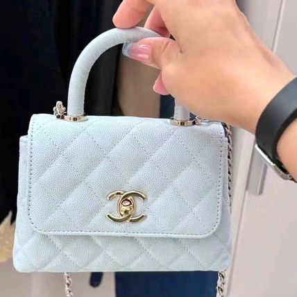 【超希少◆SNSで話題のNEWサイズ♪】CHANEL ココハンドル
