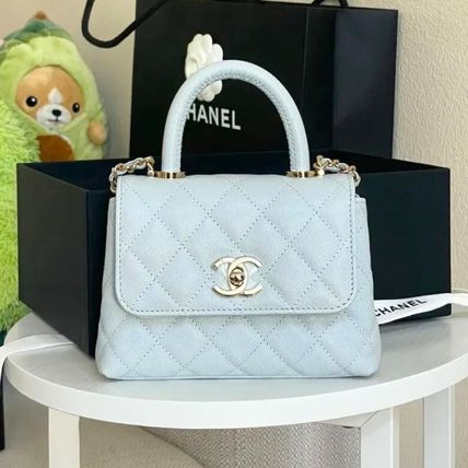 【超希少◆SNSで話題のNEWサイズ♪】CHANEL ココハンドル