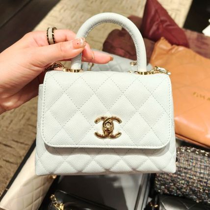 【超希少◆SNSで話題のNEWサイズ♪】CHANEL ココハンドル