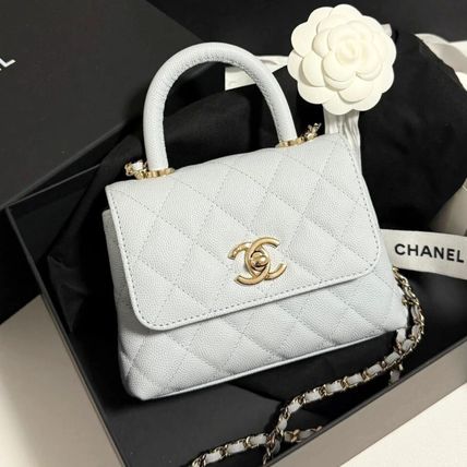【超希少◆SNSで話題のNEWサイズ♪】CHANEL ココハンドル