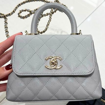 【超希少◆SNSで話題のNEWサイズ♪】CHANEL ココハンドル