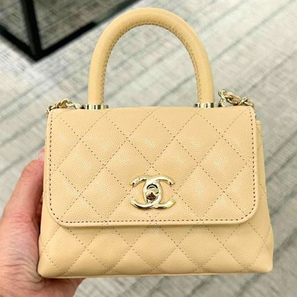 【超希少◆SNSで話題のNEWサイズ♪】CHANEL ココハンドル