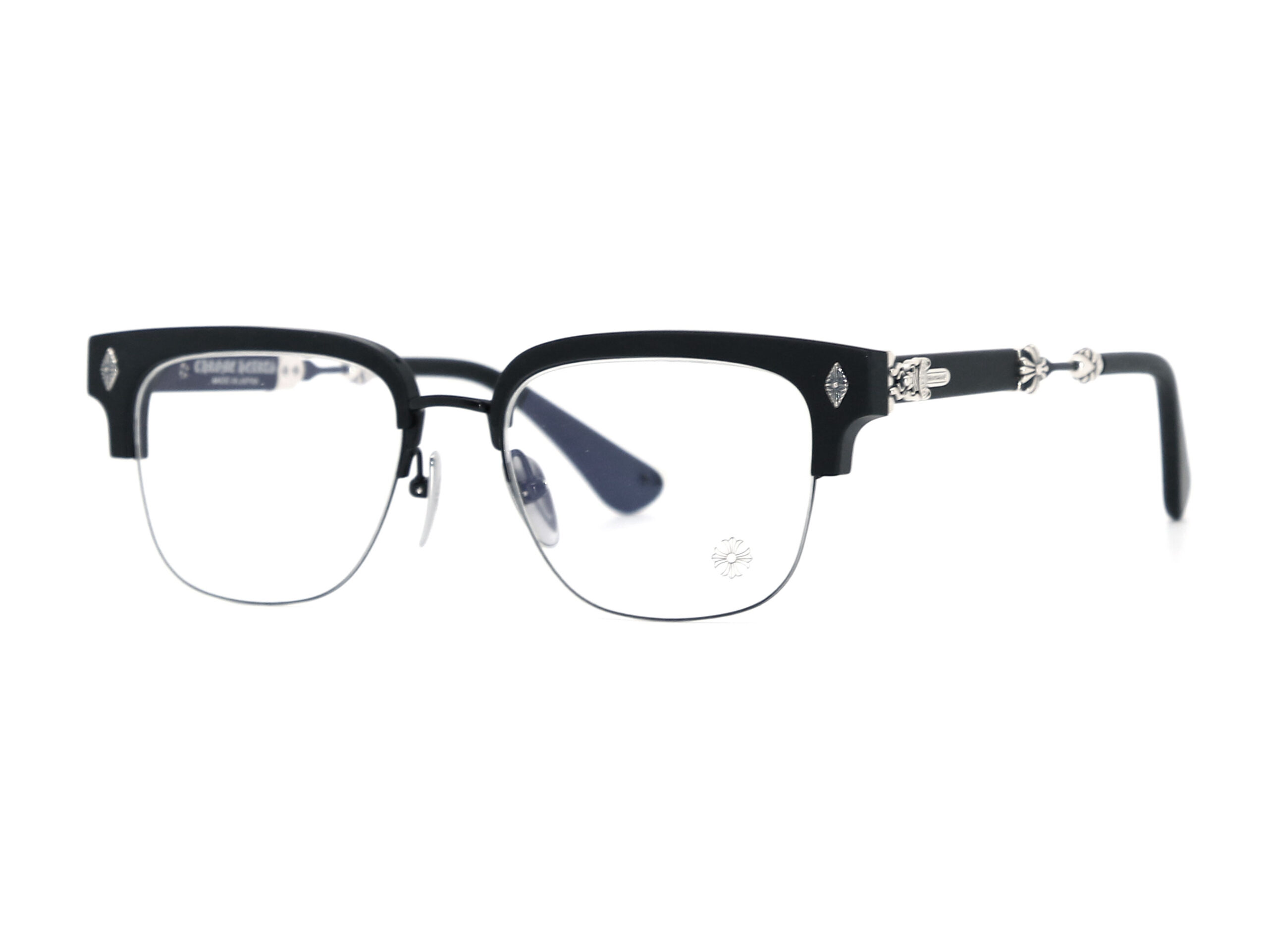 クロムハーツ メガネ度なし CHROME HEARTS メンズ レディース 紫外線 UVカット ラッピング無料