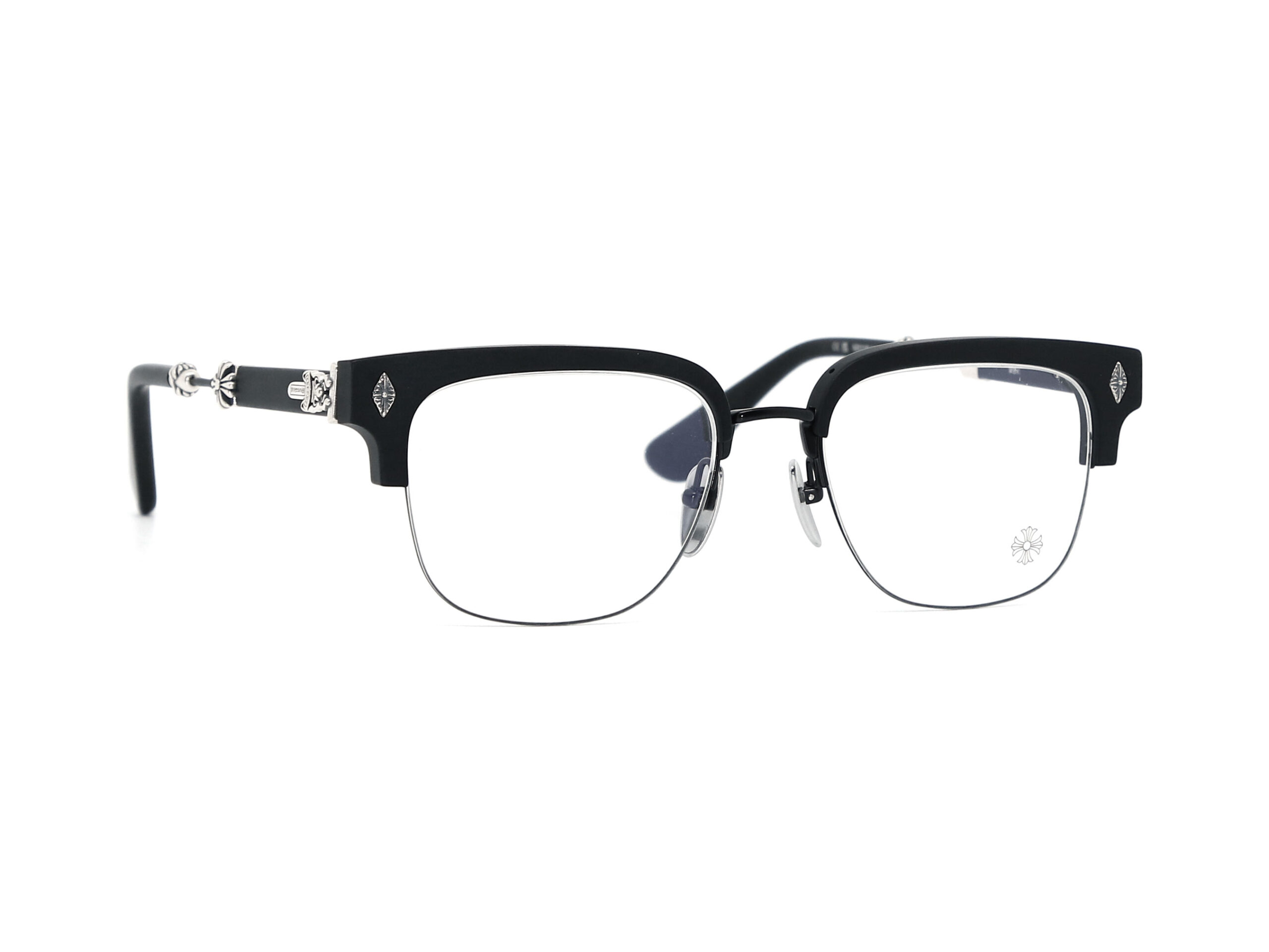 クロムハーツ メガネ度なし CHROME HEARTS メンズ レディース 紫外線 UVカット ラッピング無料