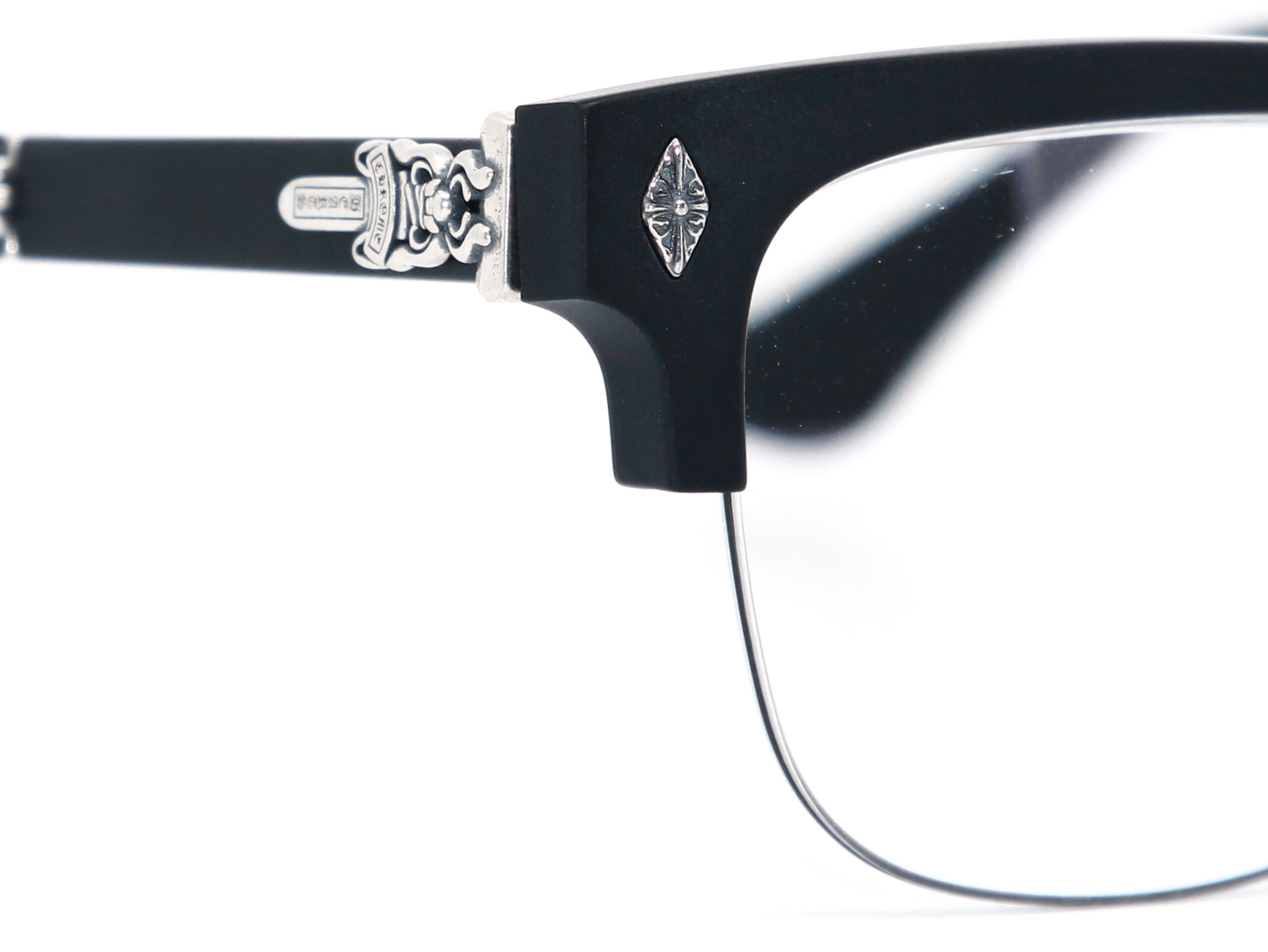 クロムハーツ メガネ度なし CHROME HEARTS メンズ レディース 紫外線 UVカット ラッピング無料