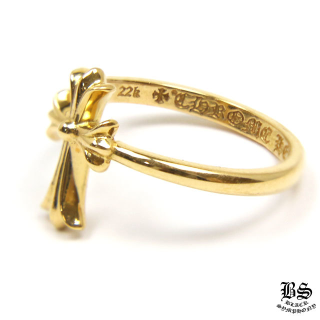 クロムハーツ バブルガムリングCHクロス22K