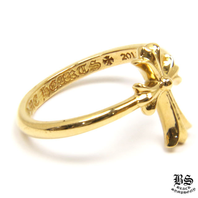 クロムハーツ バブルガムリングCHクロス22K