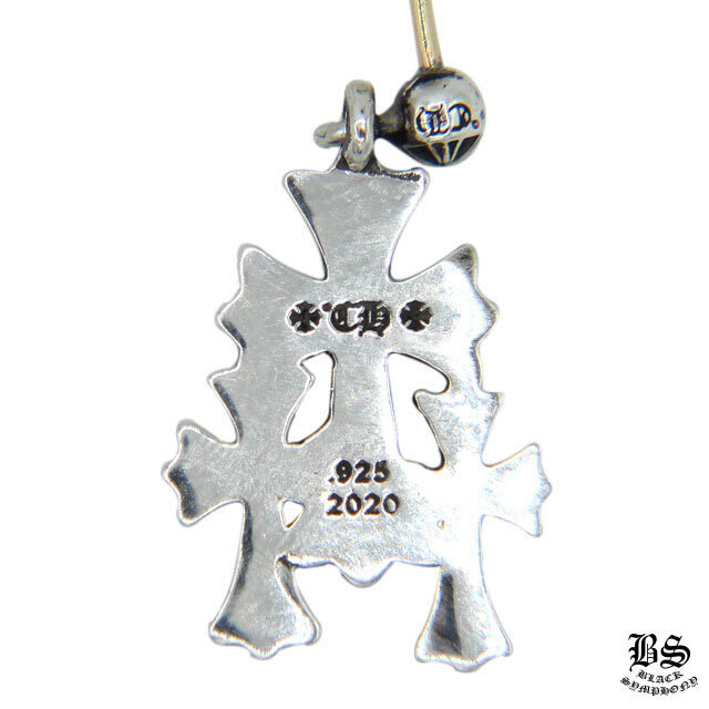 クロムハーツ 3CHクロスドロップイヤリング(ピアス)