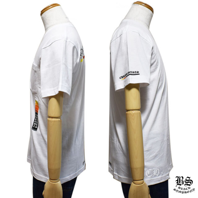 【Chrome Hearts】クロムハーツ Tシャツ Made in Hollywood ブラックとホワイト