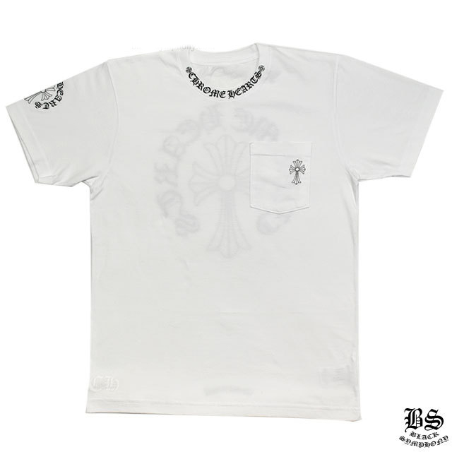 【Chrome Hearts】クロムハーツ Tシャツ CHクロス ブラックとホワイト