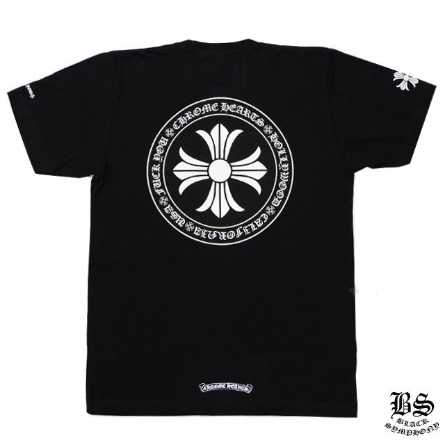 【Chrome Hearts】クロムハーツ Tシャツ CHプラス ブラック