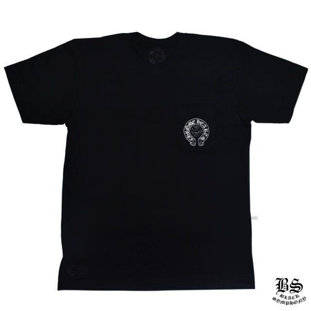 【Chrome Hearts】クロムハーツ Tシャツ グリターホースシュー ラスベガス限定 ブラック