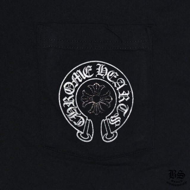 【Chrome Hearts】クロムハーツ Tシャツ グリターホースシュー ラスベガス限定 ブラック