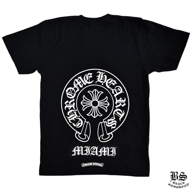 【Chrome Hearts】クロムハーツ Tシャツ ホースシュー マイアミ限定 ブラック