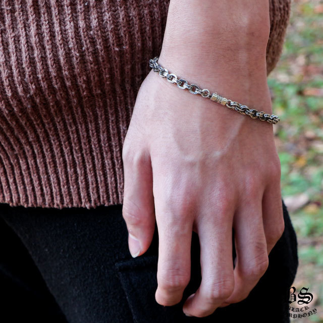 クロムハーツ ペーパーチェーンブレスレット8インチ