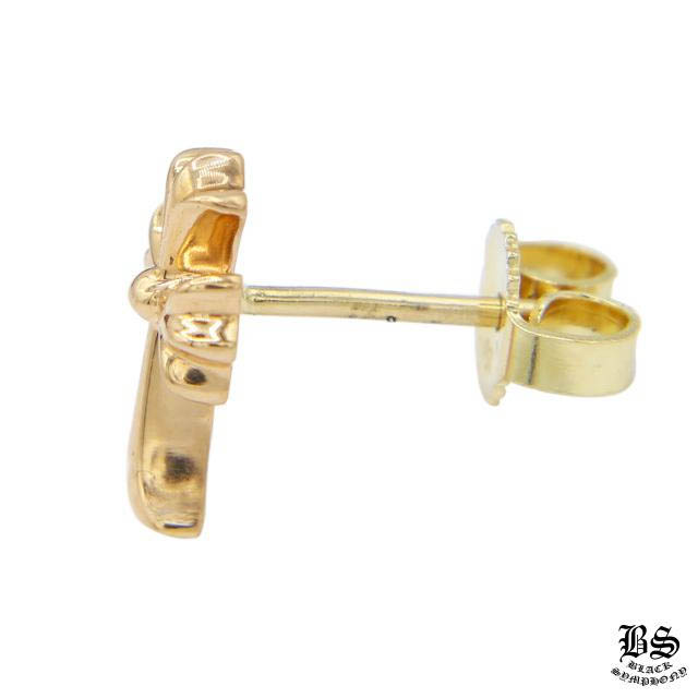 クロムハーツ CHクロスベビーファットスタッドピアス22K