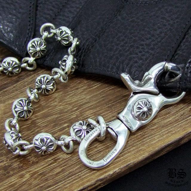 クロムハーツ クロスボール ウォレットチェーン #2 2クリップ ショート