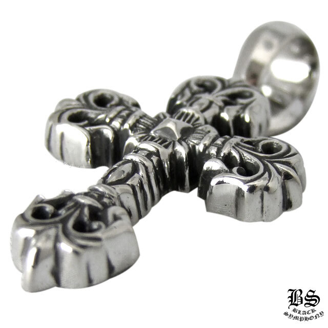 クロムハーツ フィリグリークロスペンダント XS with ベイル＆ペーパーチェーンネックレス20インチセット