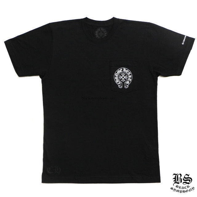 【Chrome Hearts】クロムハーツ Tシャツ ホースシュー ブラック