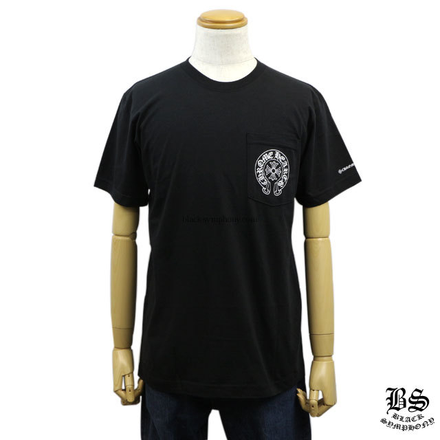 【Chrome Hearts】クロムハーツ Tシャツ ホースシュー ブラック